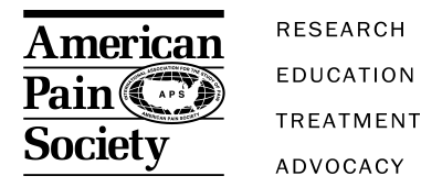 APS 2019 - American Pain Society 38th Annual Scientific Meeting